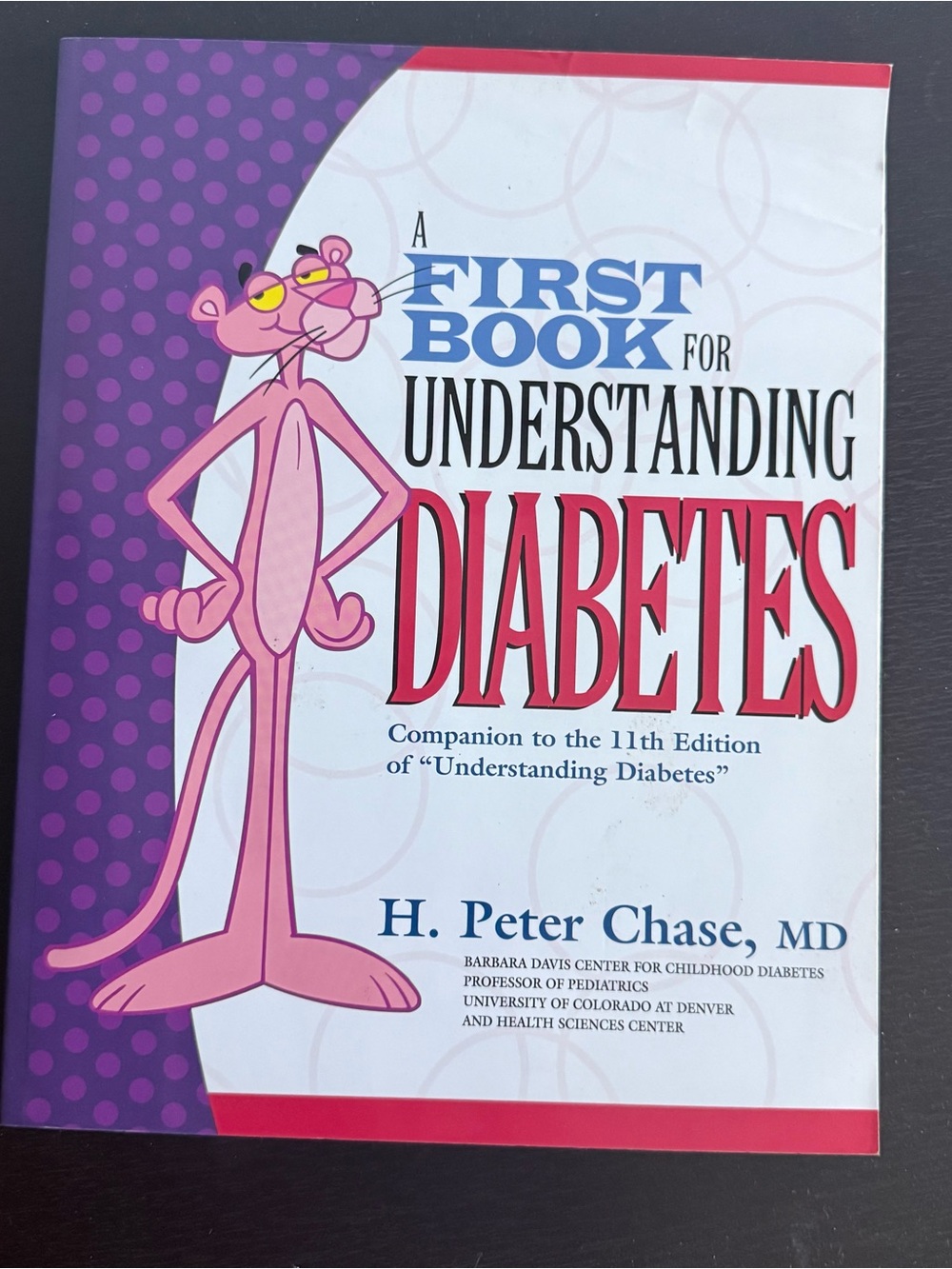 A First Book for Understanding Diabetes - Pink Panther Cover